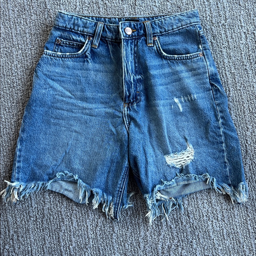 Lee High Rise Dad Cutoff Shorts